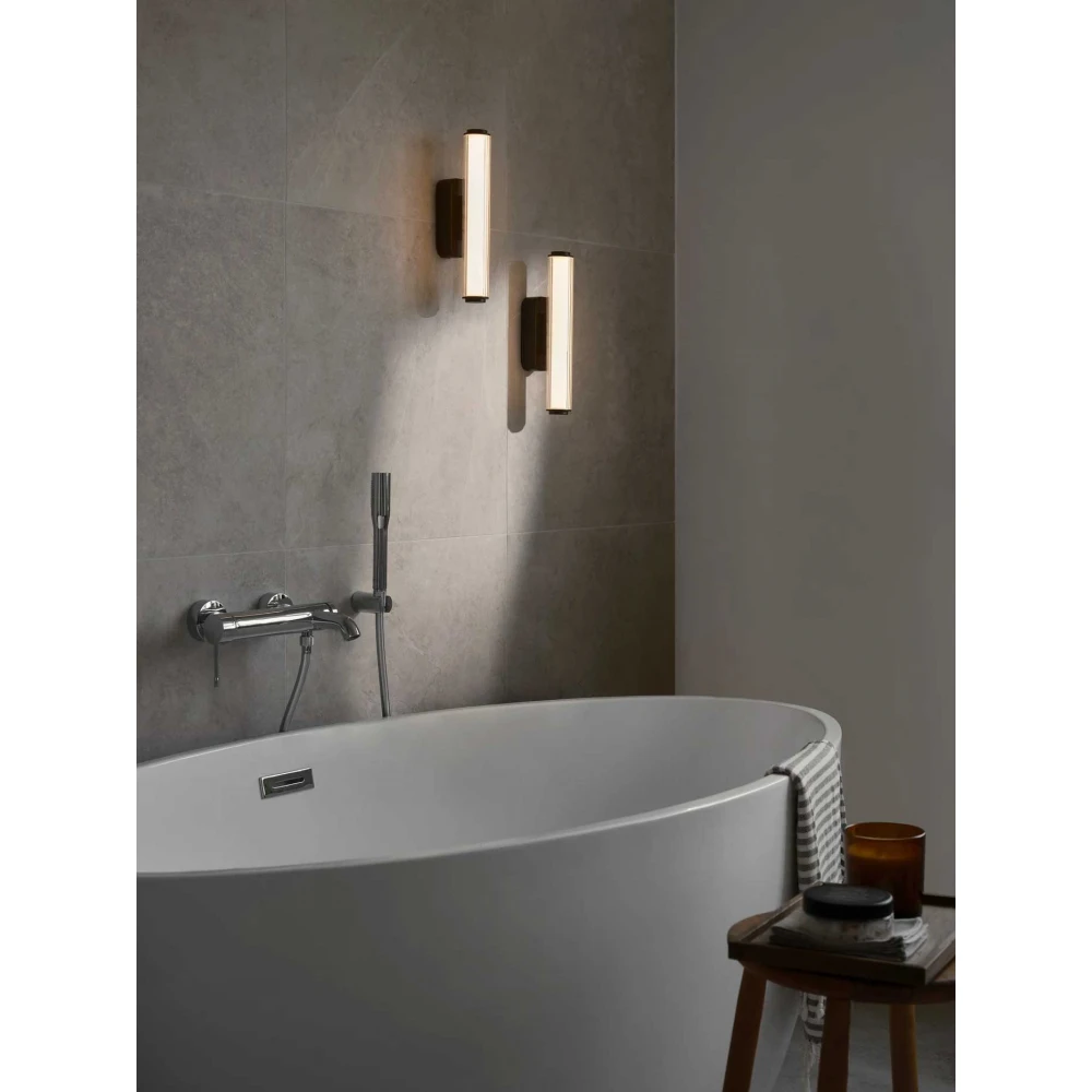 LED Φωτιστικό Επιτοίχιο Μαύρο IP44 8W RA90 Virelle 32 - Nordlux