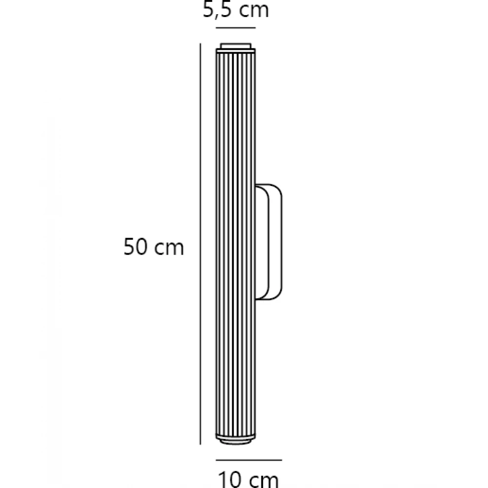 LED Φωτιστικό Επιτοίχιο Μαύρο IP44 12W RA90 Virelle 50 - Nordlux