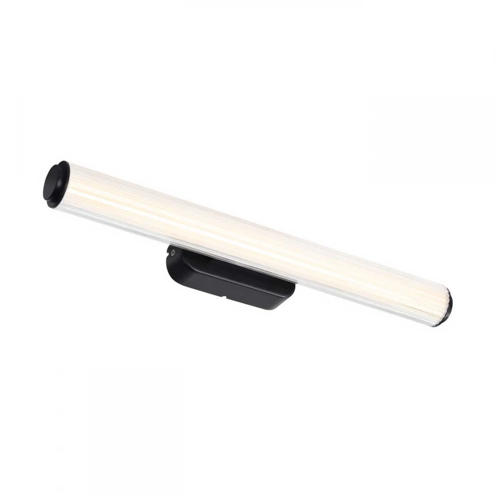 LED Φωτιστικό Επιτοίχιο Μαύρο IP44 12W RA90 Virelle 50 - Nordlux