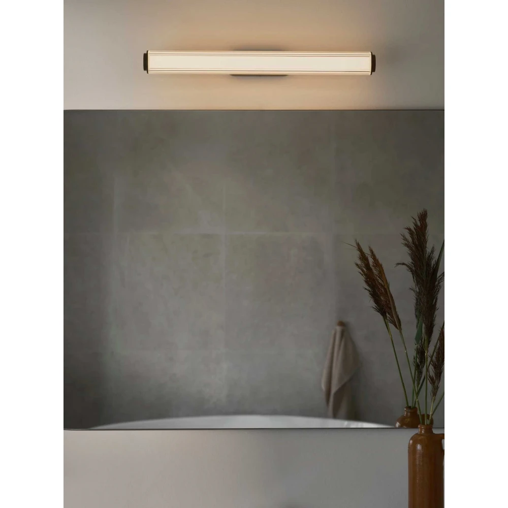 LED Φωτιστικό Επιτοίχιο Μαύρο IP44 12W RA90 Virelle 50 - Nordlux