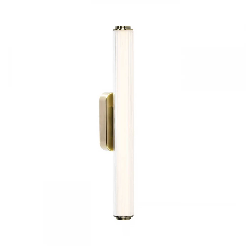 LED Φωτιστικό Επιτοίχιο Ορειχάλκινο IP44 12W RA90 Virelle 50 - Nordlux