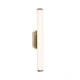 LED Φωτιστικό Επιτοίχιο Ορειχάλκινο IP44 12W RA90 Virelle 50 - Nordlux