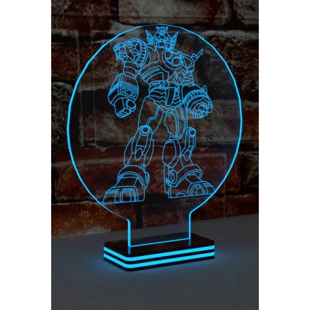 LED Φωτιστικό Χαραγμένο Plexiglass Με Σχέδιο Transformers Με Διακόπτη ON/OFF AlphaLed