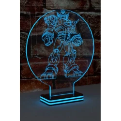 LED Φωτιστικό Χαραγμένο Plexiglass Με Σχέδιο Transformers Με Διακόπτη ON/OFF AlphaLed