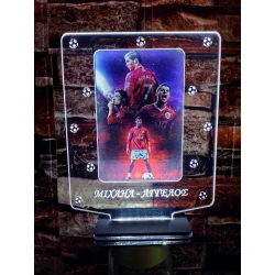 LED Φωτιστικό Plexiglass Με τον Ronaldo