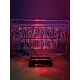 LED Φωτιστικό Χαραγμένο Plexiglass Με Σχέδιο Stranger Things Με Διακόπτη ON/OFF Plexi