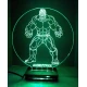 LED Φωτιστικό Χαραγμένο Plexiglass Με Σχέδιο Superheroes Hulk Με Διακόπτη ON/OFF AlphaLed