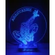LED Φωτιστικό Χαραγμένο Plexiglass Με Σχέδιο Spiderman Με Διακόπτη ON/OFF AlphaLed