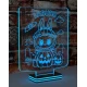LED Φωτιστικό Χαραγμένο Plexiglass Με Σχέδιο Labubu Με Διακόπτη ON/OFF Plexi
