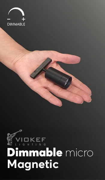 Dimmable Micro Μαγνητική Ράγα VIOKEF