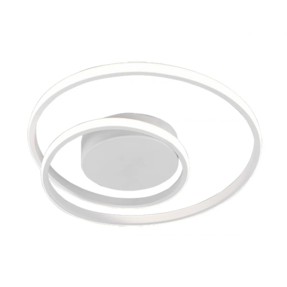 LED Πλαφονιέρα Μεταλλική Λευκή ø39cm 22W ZIBAL - RL