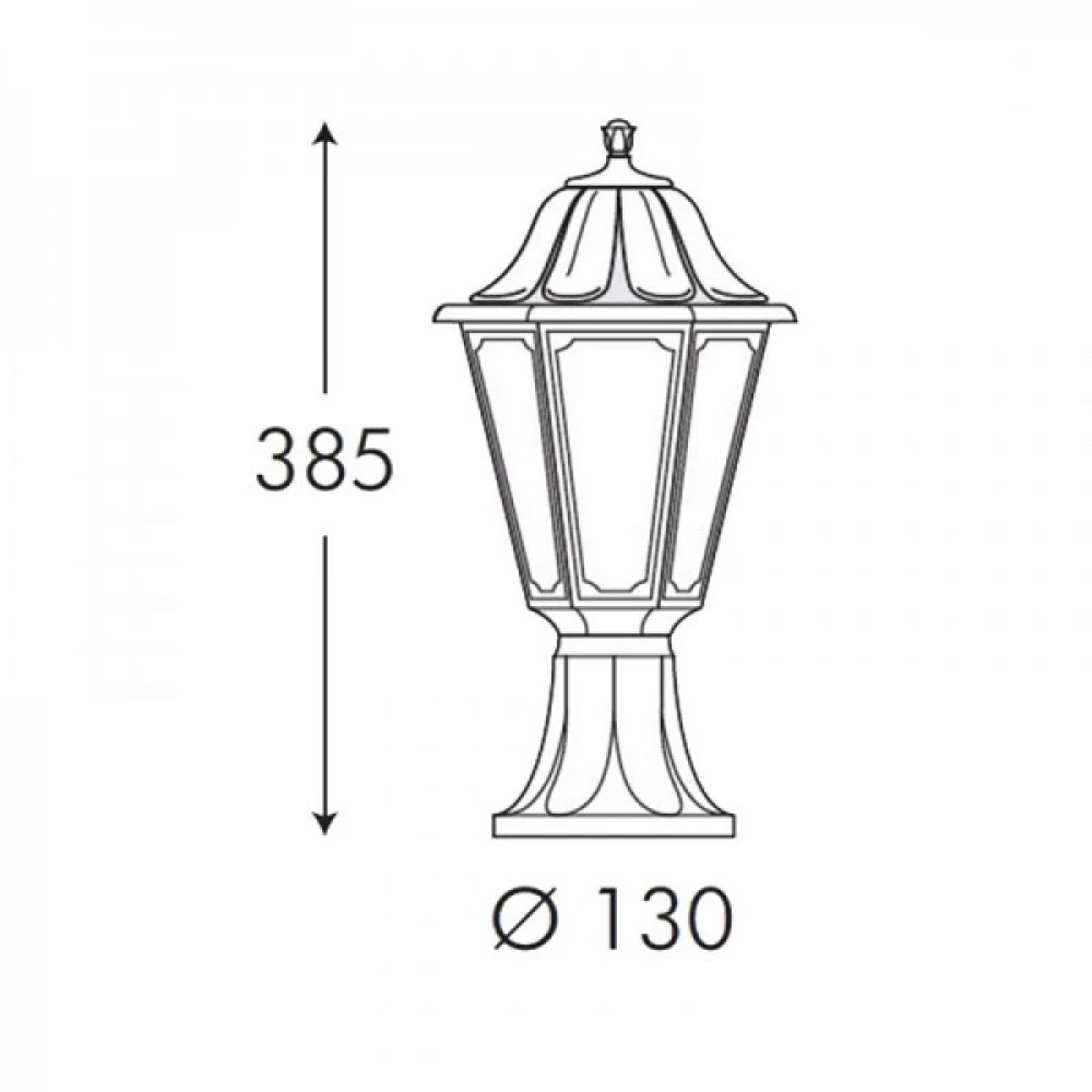 Φωτιστικό Δαπέδου Εξωτερικού Χώρου Σε Μαύρο Χρώμα 1x E27 60W IP55 - MIKROLOT/ANNA FUMAGALLI