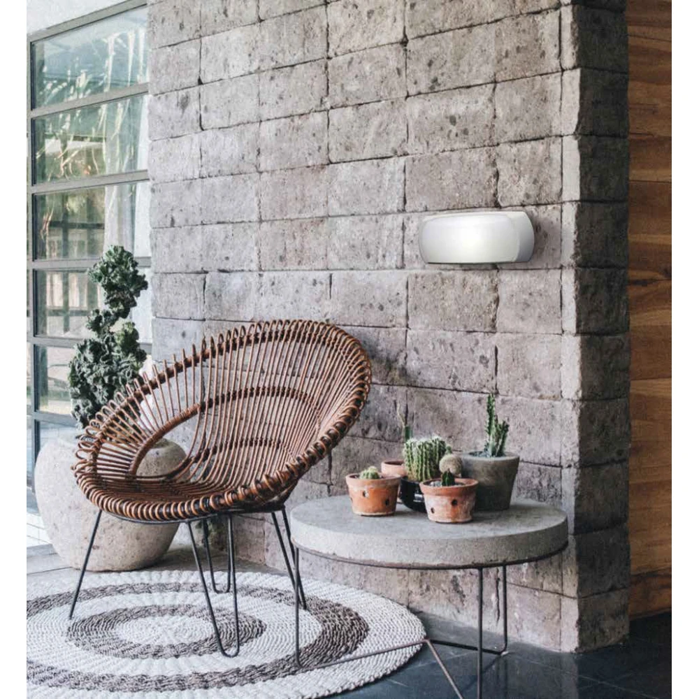 FUMAGALLI FRANCY-OP ΑΠΛΙΚΑ ΤΟΙΧΟΥ ΛΕΥΚΗ ΟΠΑΛ Ε27 300X130MM