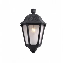 Φωτιστικό Τοίχου Εξωτερικού Χώρου Σε Μαύρο Χρώμα 1x E27 60W IP55 - IESSE FUMAGALLI