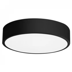 LED Πλαφονιέρα Μεταλλική Μαύρη Φ40cm 32W 2800lm 160° - SpotLight