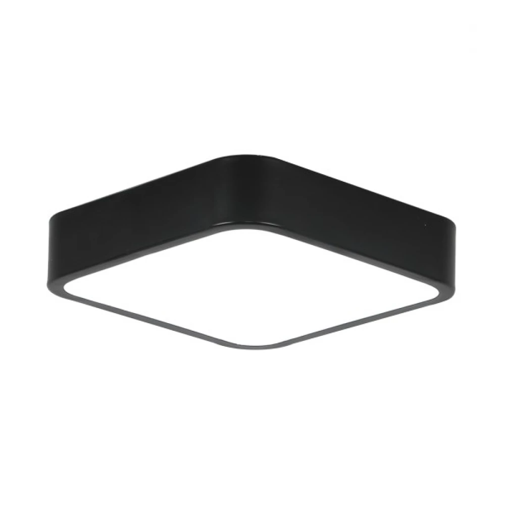 LED Πλαφονιέρα Μεταλλική Μαύρη 30x30cm 21W 1890lm 160° CCT - SpotLight