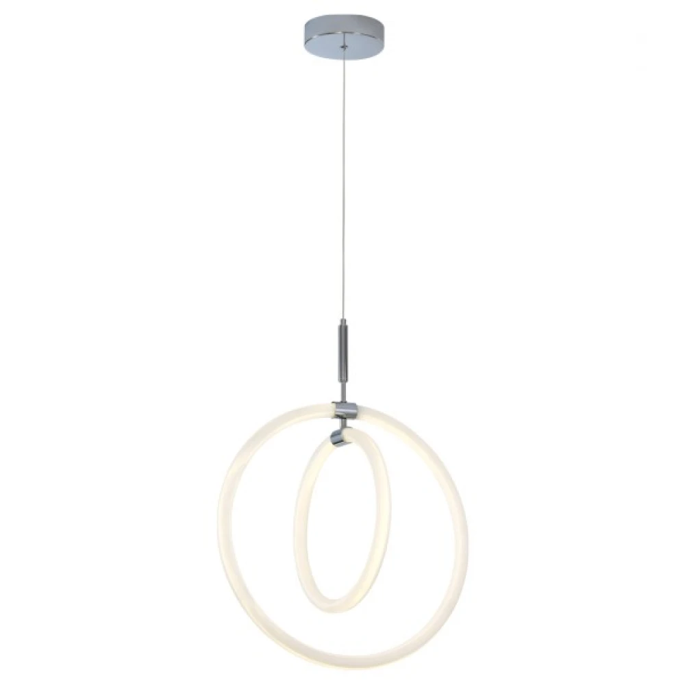 LED Κρεμαστό Φωτιστικό Μεταλλικό Σε Χρώμιο 35W - SpotLight