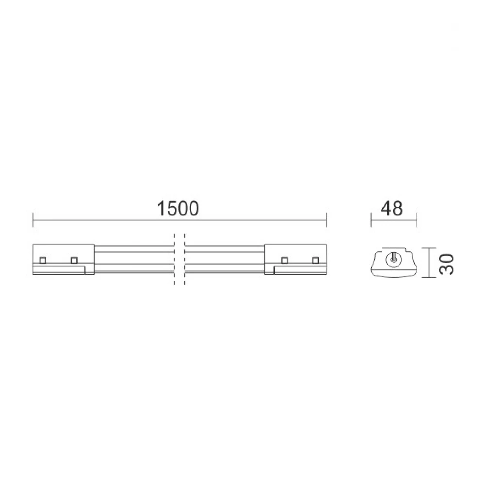 LED Γραμμικό Φωτιστικό Λεπτό Στεγανό 150cm 45W 3600lm IP65 - SpotLight