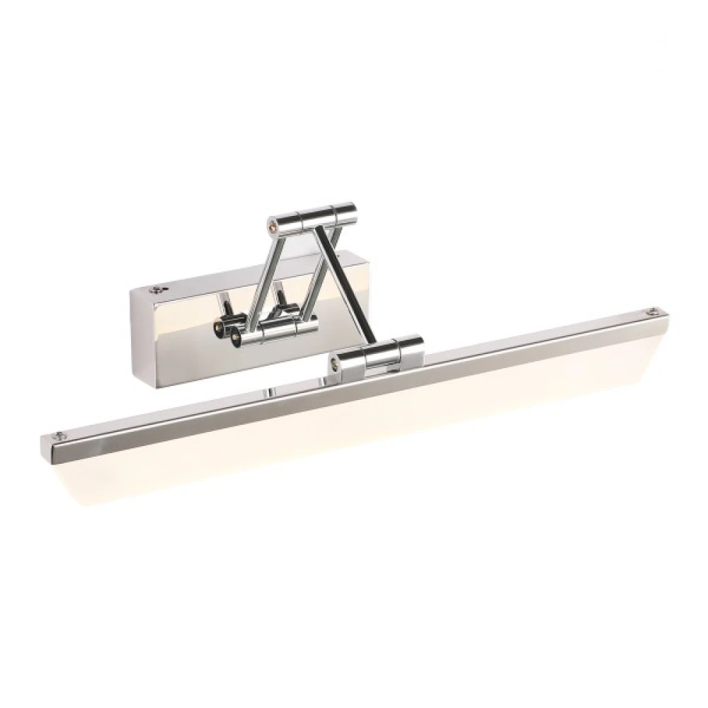 LED Απλίκα Μπάνιου Μεταλλική Σε Χρώμιο 9W 855lm 160° IP20 - SpotLight