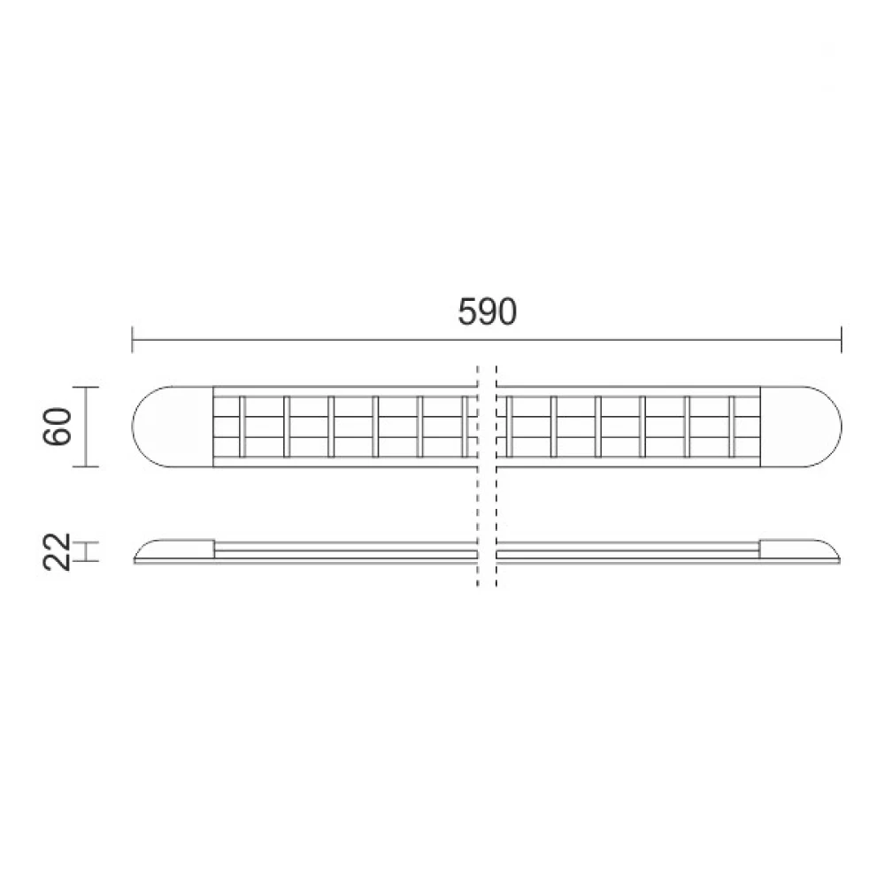 LED Γραμμικό Φωτιστικό 59cm 18W 1800lm - SpotLight