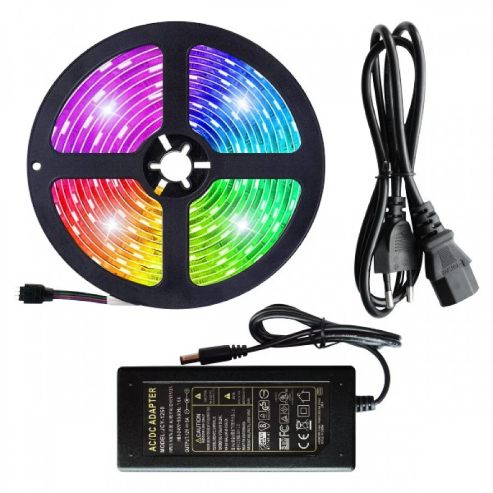 ΣΕΤ Ταινία LED RGB 12V MUSIC Magic Blutooth 5m - Blister Spotlight