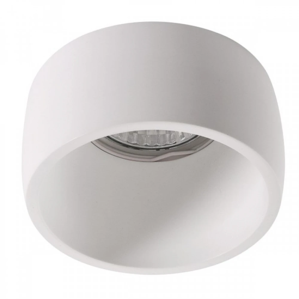 ΧΩΝΕΥΤΟ ΓΥΨΙΝΟ ΟΡΟΦΗΣ ΣΤΡΟΓΓΥΛΟ 1xGU10 10W - Spotlight