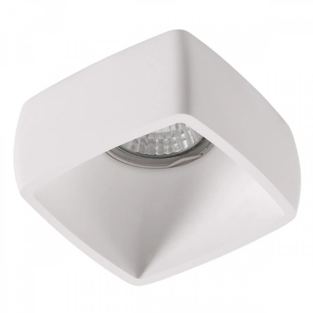 ΧΩΝΕΥΤΟ ΓΥΨΙΝΟ ΟΡΟΦΗΣ ΤΕΤΡΑΓΩΝΟ 1xGU10 10W - Spotlight