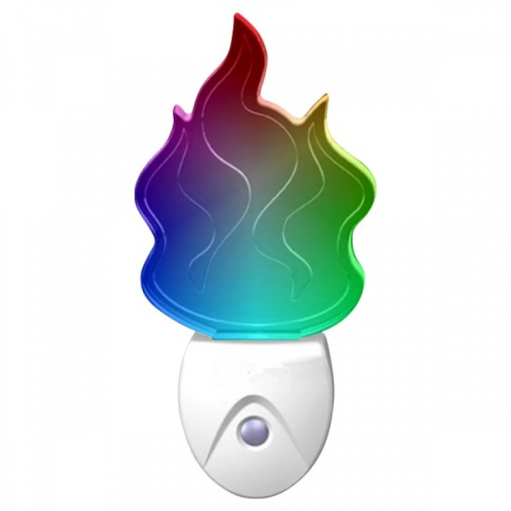 Φωτιστικό Νυκτός LED 1W Με Αισθητήρα Ημέρας / Νύχτας RGB Spotlight