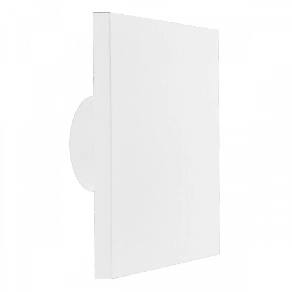 LED Απλίκα Εξωτερικού Χώρου 8W 3000K Τετράγωνη Λευκή - Spotlight