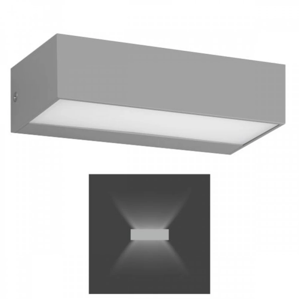 LED Απλίκα Εξωτερικού Χώρου 8W 4000K UP-DOWN - Spotlight
