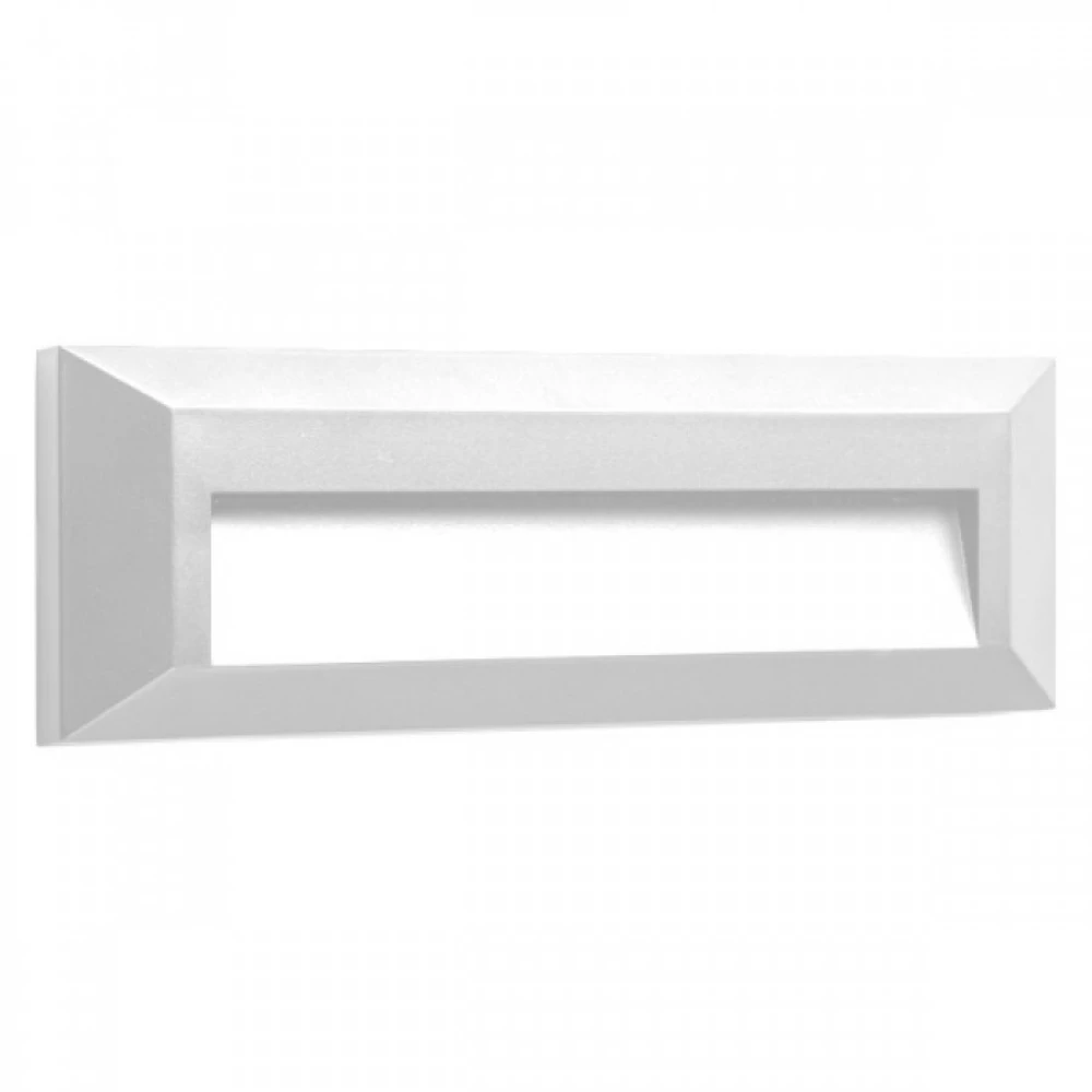 LED Απλίκα Εξωτερικού Χώρου Slim 2W 3000K Λευκή - Spotlight