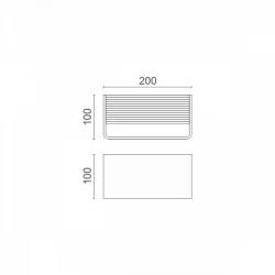 ΑΠΛΙΚΑ ΤΟΙΧΟΥ LED 7W 4000K IP20 - SPOTLIGHT