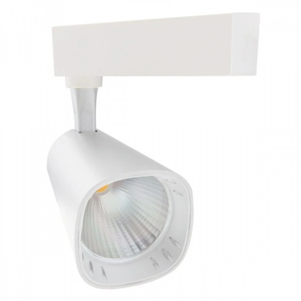 ΦΩΤΙΣΤΙΚΟ ΡΑΓΑΣ LED ΜΟΝΟΦΑΣΙΚΟ 30W 3000K Θερμό Λευκό - Λευκό- Spotlight