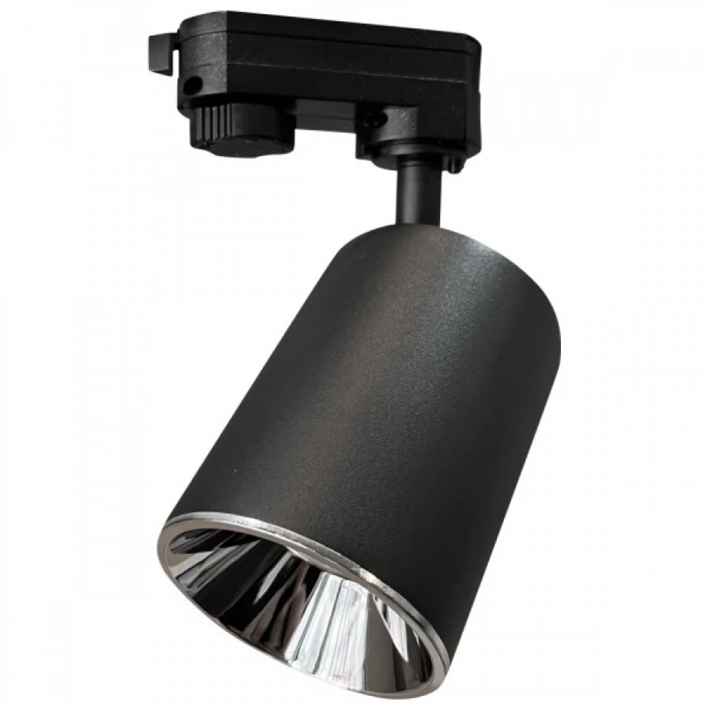 Φωτιστικό Ράγας Τριφασικό Σποτ Μαύρο 1xGU10 max 10W Spotlight