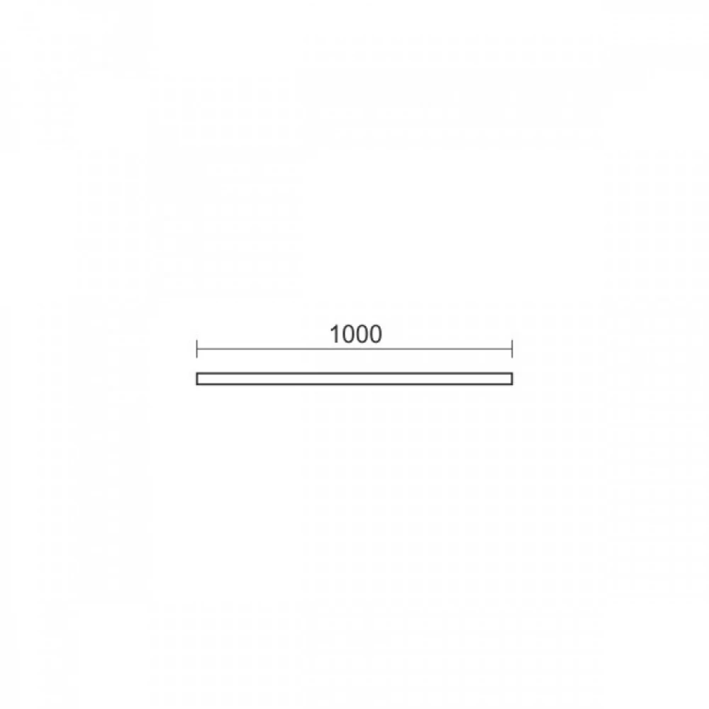 ΜΟΝΟΦΑΣΙΚΗ Ράγα 1 Μέτρο Λευκή - Spotlight