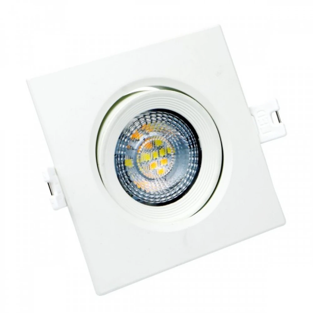 ΧΩΝΕΥΤΟ LED ΟΡΟΦΗΣ CCT ΠΕΡΙΣΤΡΕΦΟΜΕΝΟ 12W 3000K | 4000K | 6000K Τετράγωνο SpotLight