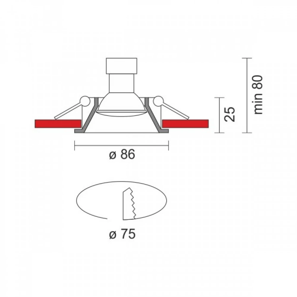ΧΩΝΕΥΤΟ ΠΕΡΙΣΤΡΕΦΟΜΕΝΟ ΣΤΡΟΓΓΥΛΟ ΣΠΟΤ ΟΡΟΦΗΣ ΠΛΑΣΤΙΚΟ Μαύρο 1XGU10 Spotlight