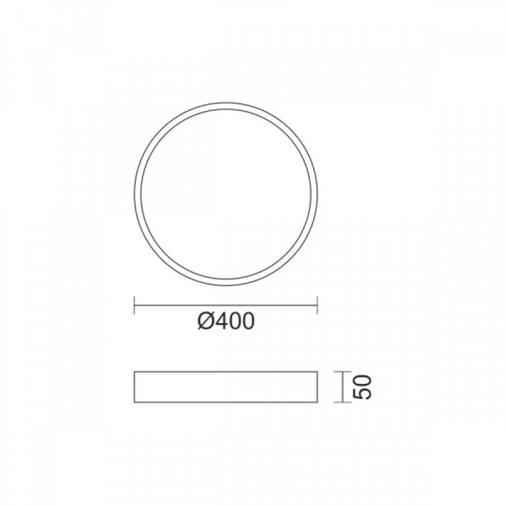 ΠΛΑΦΟΝΙΕΡΑ ΟΡΟΦΗΣ ΜΑΥΡΗ LED CCT 48W 3000K | 4000K | 6000K - Spotlight
