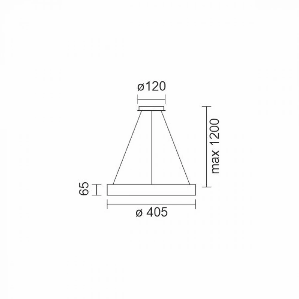 ΠΛΑΦΟΝΙΕΡΑ/ΚΡΕΜΑΣΤΟ LED CCT 27W 3000K | 4000K | 6000K ΞΥΛΟ - Spotlight