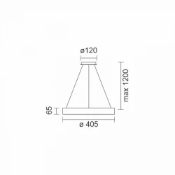ΠΛΑΦΟΝΙΕΡΑ/ΚΡΕΜΑΣΤΟ LED CCT 27W 3000K | 4000K | 6000K ΞΥΛΟ - Spotlight