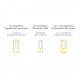 ΑΠΛΙΚΑ ΚΡΕΒΑΤΙΟΥ LED  ΜΑΥΡΗ 3W - Spotlight