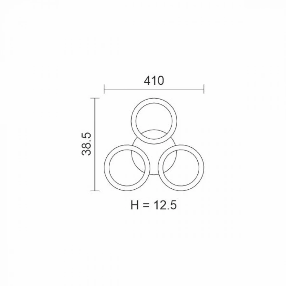 ΠΛΑΦΟΝΙΕΡΑ ΟΡΟΦΗΣ LED CCT 40W 3000K | 4000K | 6000K - Spotlight