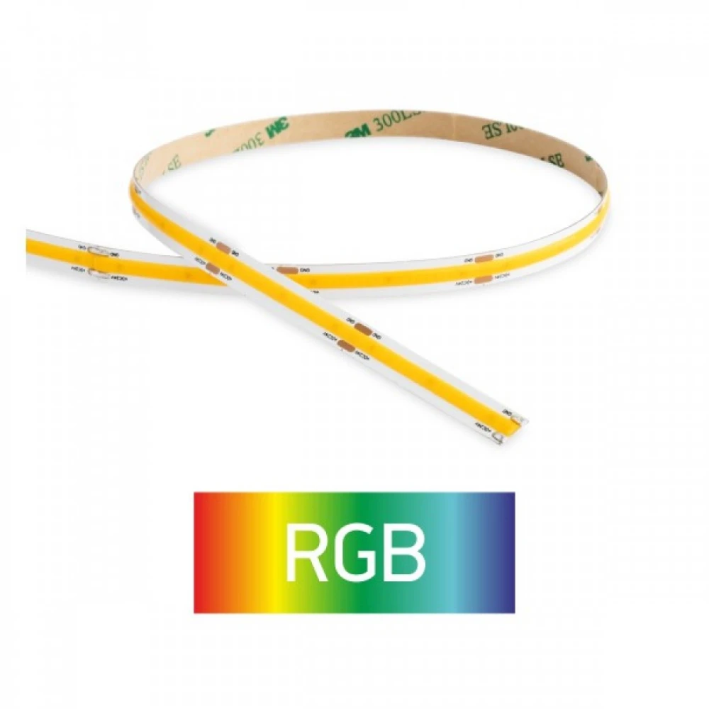 ΤΑΙΝΙΕΣ LED COB ΕΞΩΤΕΡΙΚΟΥ ΧΩΡΟΥ IP65 5m 14W RGB 24V - Spotlight