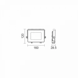 CCT ΠΡΟΒΟΛΕAΣ LED SLIM SMD 30W  - SPOTLIGHT