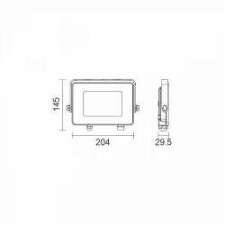 CCT ΠΡΟΒΟΛΕAΣ LED SLIM SMD 50W  - SPOTLIGHT