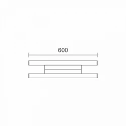 ΦΩΤΙΣΤΙΚΟ ΛΟΥΤΡΟΥ LED ΓΡΑΜΜΙΚΟ CCT 2*8W - Spotlight