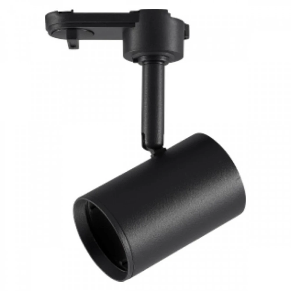 Φωτιστικό Ράγας Δύο Καλωδίων Μονοφασικής Ράγας Μαύρο GU10 Max 10W LED - Spotlight