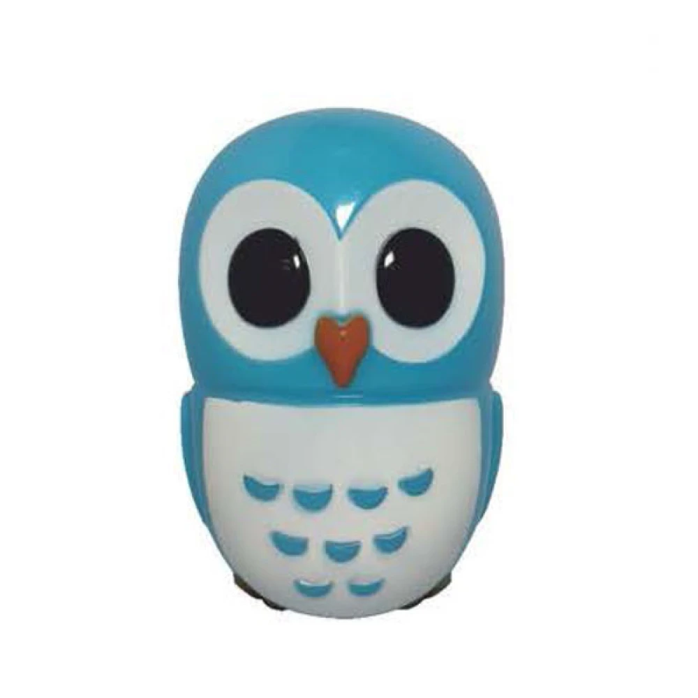 LED Φωτιστικό Νυκτός Κουκουβάγια Μπλε 1W Spotlight