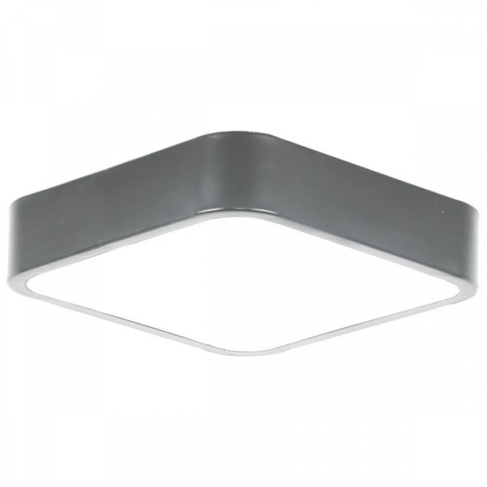 LED Πλαφονιέρα Μεταλλική Γκρι 40x40cm 24W 2160lm 160° CCT - SpotLight