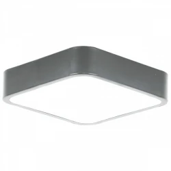 LED Πλαφονιέρα Μεταλλική Γκρι 40x40cm 24W 2160lm 160° - SpotLight